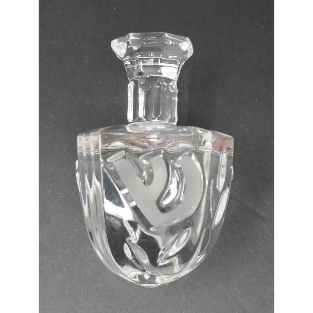 Rosenthal 24% Lead Crystal Judaica Dreidel Made in Germany
